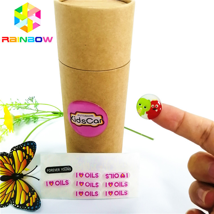 自己接着ステッカー3Dのエポキシの半球形の金属のロゴの注文の印刷を防水して下さい