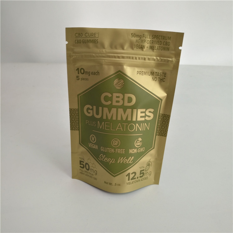 マイラーCBDオイルのスイスの雑草のプラスチック包装袋のEdibles Cbdの磨き粉のための再使用可能なジッパー ロック