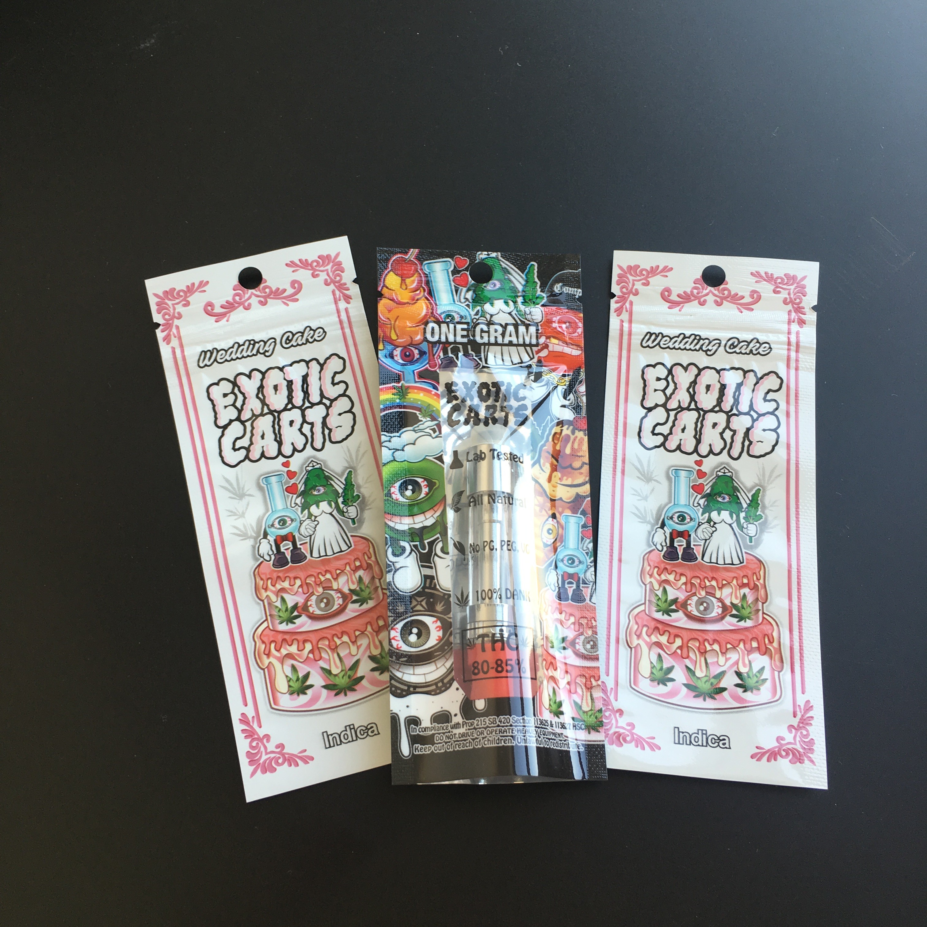 葉巻たばこのラッパーのためのジッパーの注文の印刷を包むマイラー ホイルのプラスチック袋