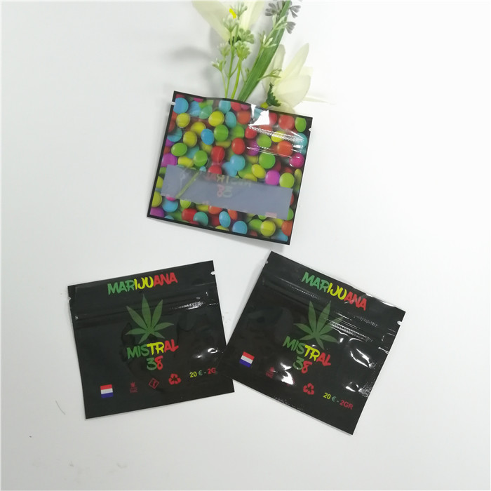 3側面の平らな砂糖菓子CBDマイラーのZiplockは低いMoqの習慣によって印刷される耐久財を袋に入れます