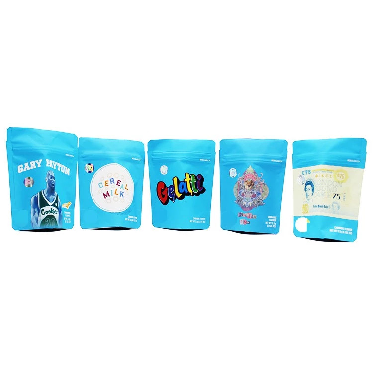 SGSは草の香の包装の臭いの証拠の食用のマイラー袋の紫外線印刷を証明しました