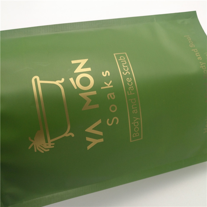 Doypackのアルミ ホイルのジップ ロック式の包装袋を立てて下さい8oz 16ozボディが浸すパッキングをごしごし洗う