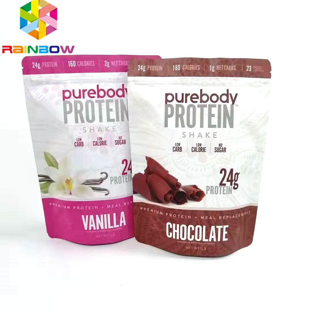 印刷される低いMoqデジタルは袋のジッパーの袋によって作られる技術の食品包装のドローストリングを立てます