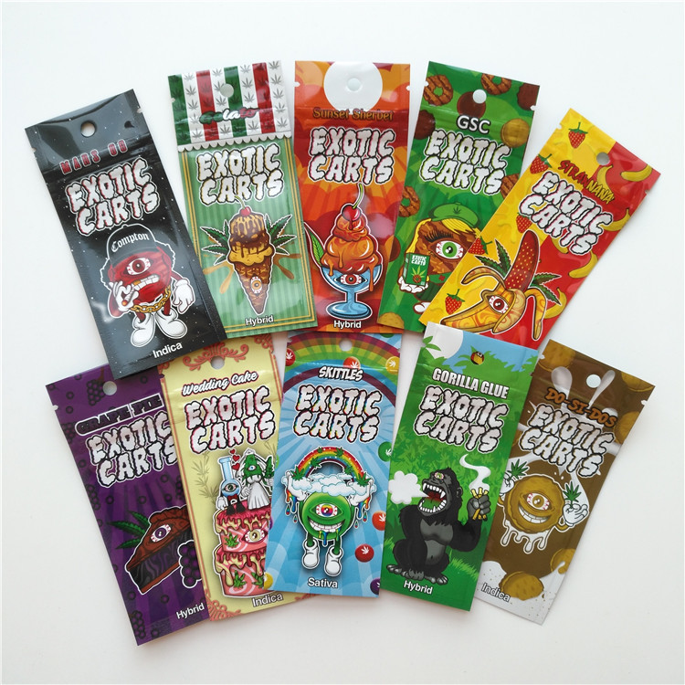 Vapeのカートリッジ アルミ ホイル包装袋のエキゾチックなカートの袋の習慣のロゴ