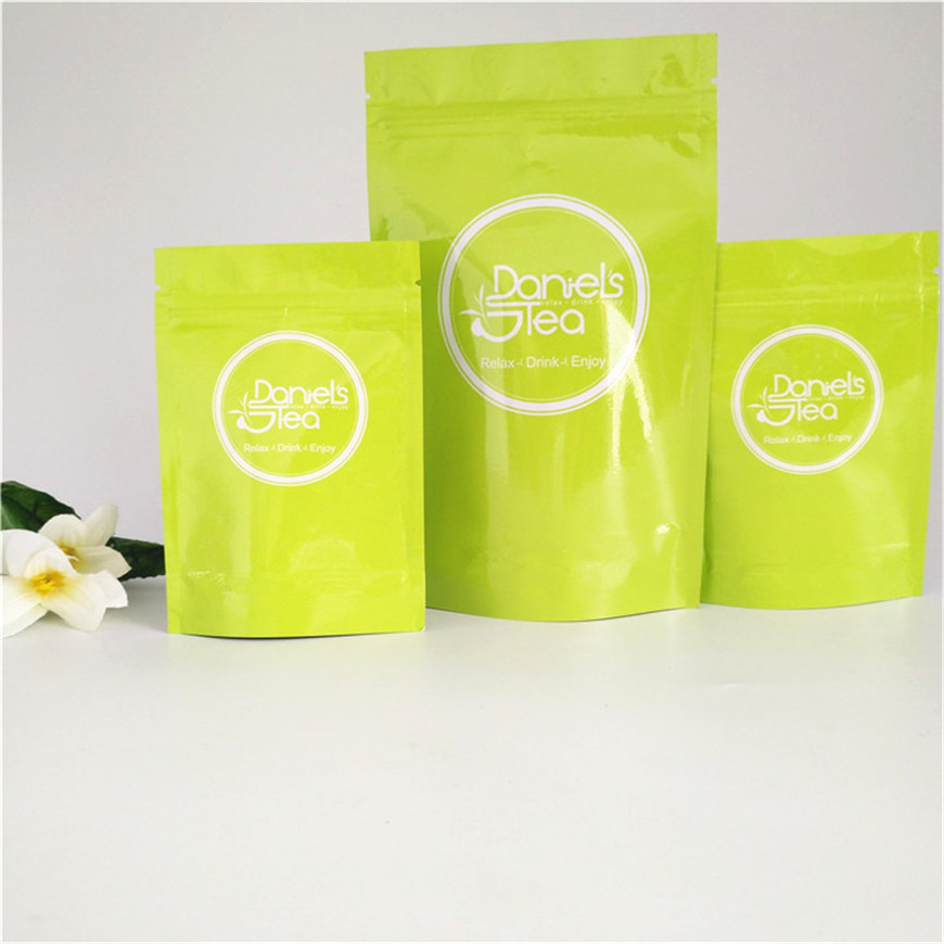 マットの包む表面のプラスチック袋カスタマイズされるアルミ ホイルの茶包装袋