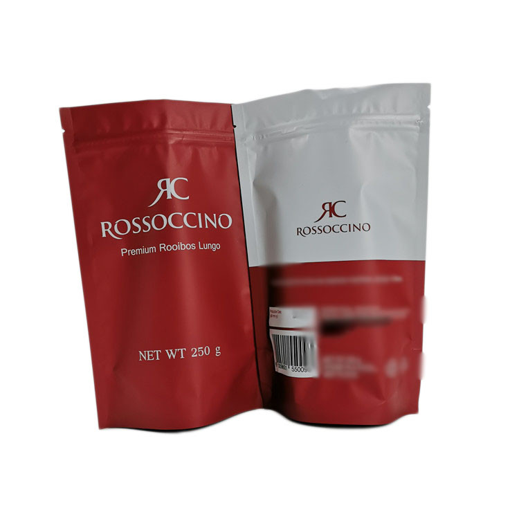 Eco友好的なクラフト紙は袋、250gを立てます蛋白質の粉のためのポリ袋を立てます