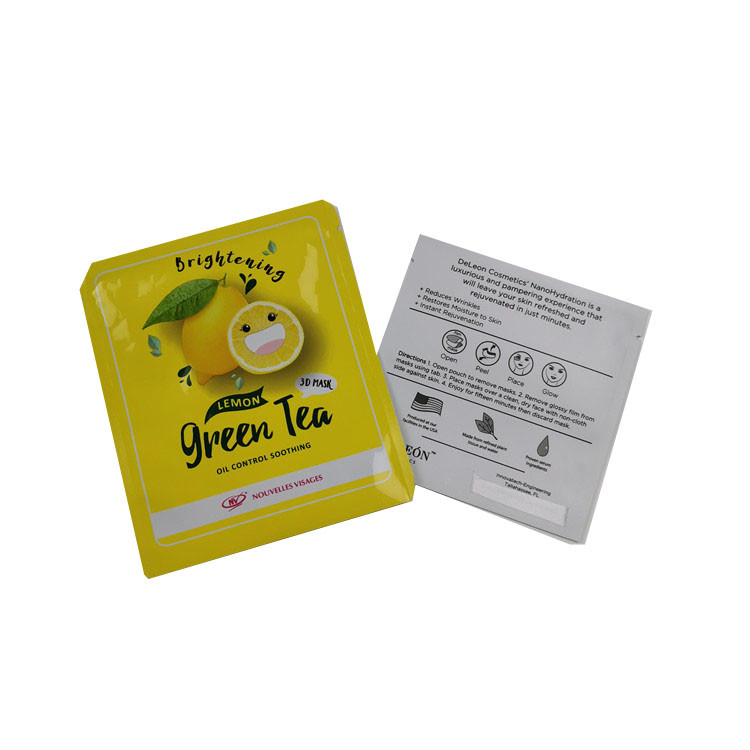 アルミ ホイルのResealable包装はマット/光沢のある終わりのマイラーの化粧品のマスクのパッキングを袋に入れます