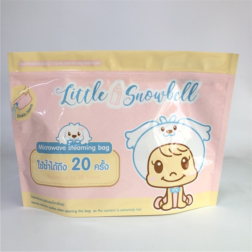 ジッパーのマイクロウェーブ袋の注文の印刷生物分解性の120-180 Micの厚さを立てて下さい