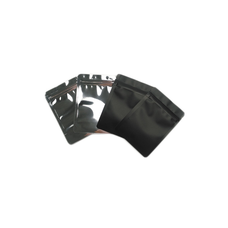 アルミ ホイルの食糧のための小さいジッパー袋を包む無光沢の表面のプラスチック袋