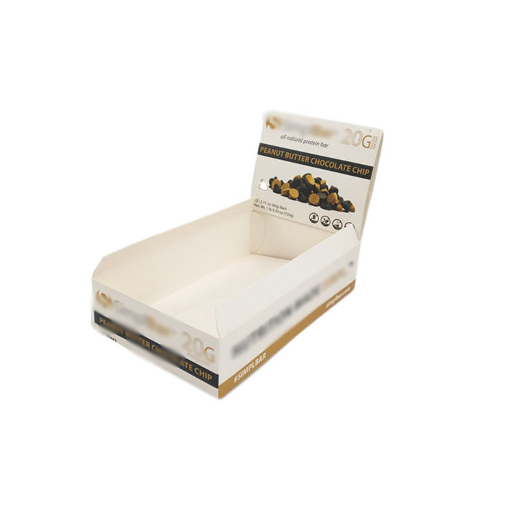 注文のボール紙のカウンターの陳列台の紫外線コーティングを包む完全な印刷紙箱