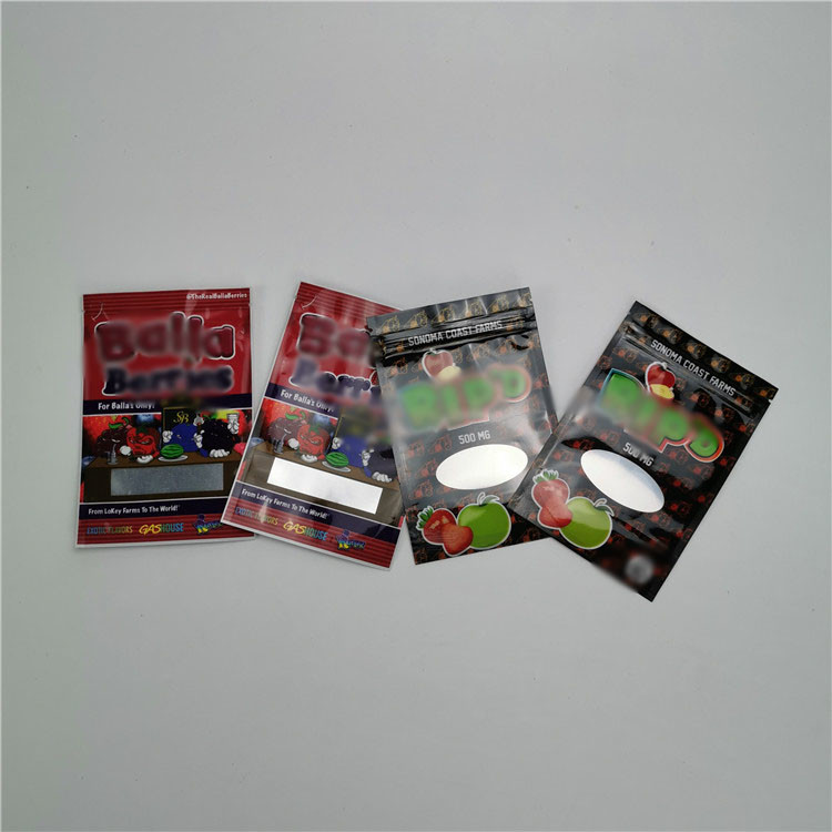100%の有機性工業用大麻CBDの粘着性のパッキングを包む小さい袋のプラスチック袋
