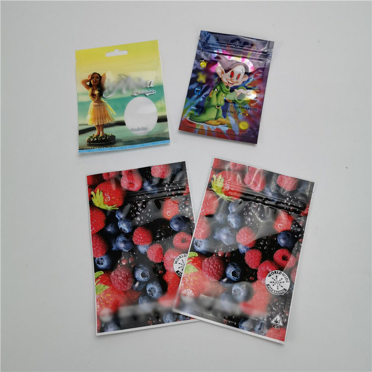 アルミ ホイルを包むCBDのプラスチック袋は子供の証拠のZiplock袋を立てます