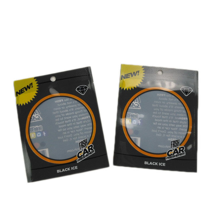 明確な窓3の側面のシールのこつの穴のジッパー ロックの袋