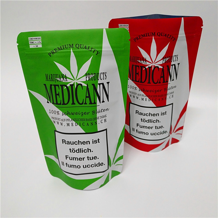 3.5g 28g 1ozカリフォルニアの花のChildproofマイラー袋CBDの柔らかいタッチAlumnumは並べられたDoyのパックの袋を失敗させる