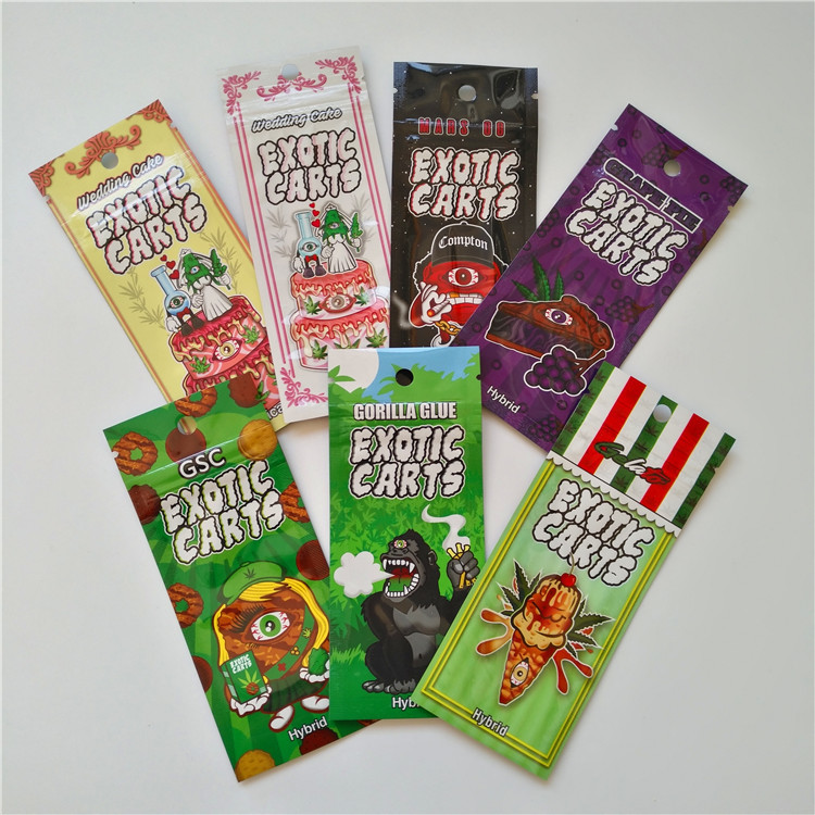 習慣は再生利用できるマイラーの臭いの証拠の雑草粘着性くまの食用のResealableジップ ロック式の包装袋を印刷した