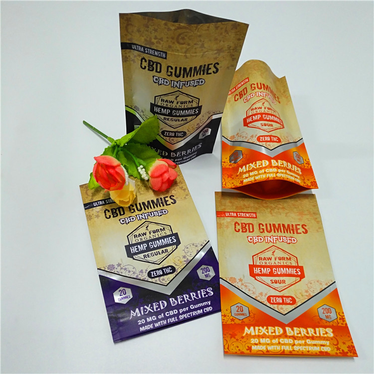 MOPP 3.5g 7gの臭いはマイラー袋のグラビア印刷の印刷を検査する