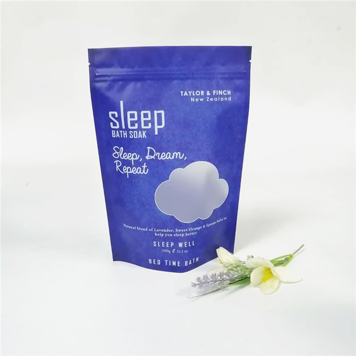 ボディは立てますばら色のessentionの塩のためのジッパーが付いているアルミ ホイル袋をごしごし洗います