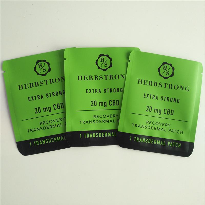 20mg医学のマリファナ包装袋のマイラー ホイルの袋使い捨て可能で小さいCBDパッチ