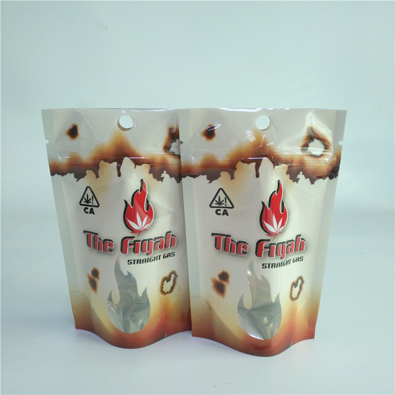 3.5g 1/8ozの臭いの証拠の医学のマリファナの包装袋マイラーは袋を立てるジッパーが付いている袋を取り除く