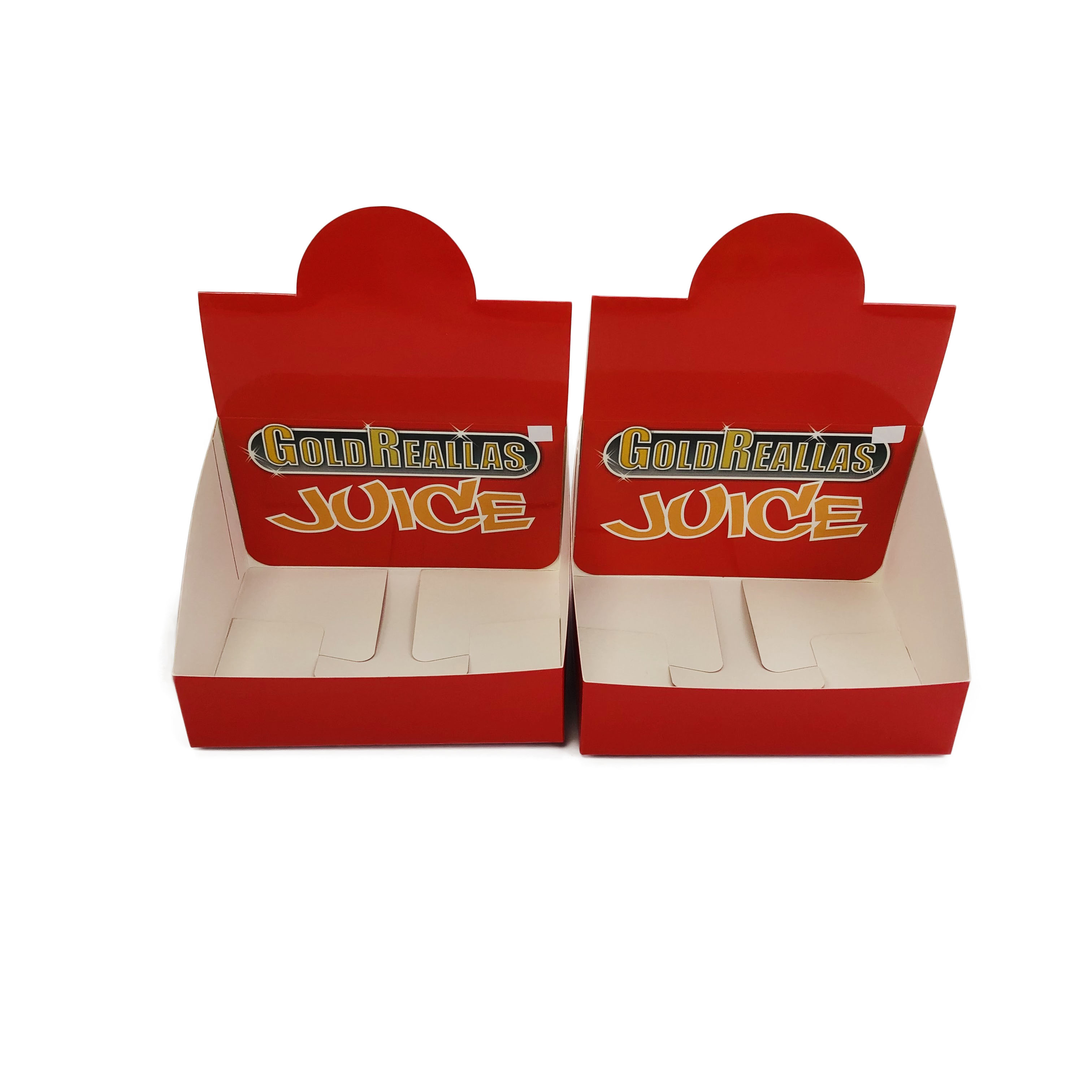 光沢のびんの表示のためのCMYK色を包むボール紙のペーパー ディスプレイ・ケースは包装を袋に入れる