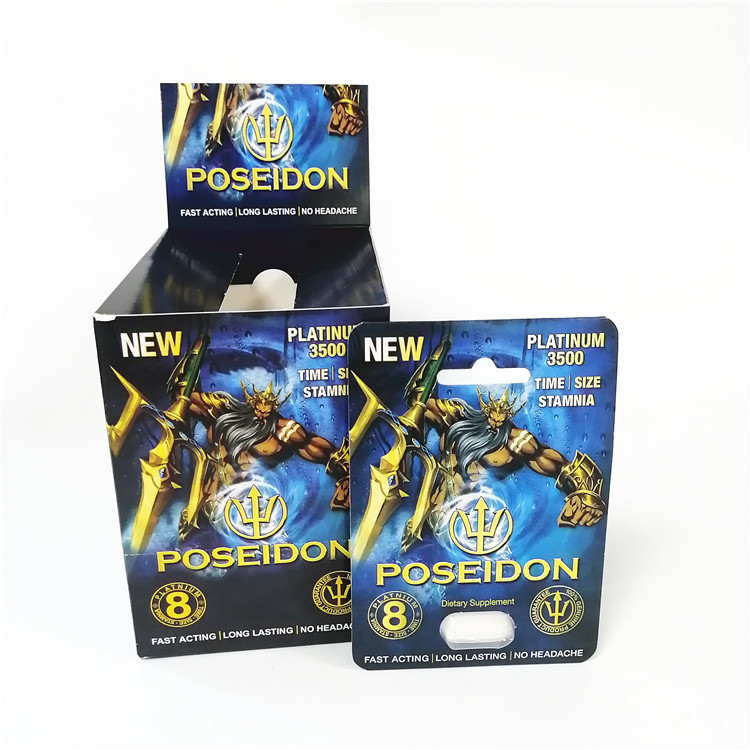 注文の印刷紙カードはまめを搭載するノッチ ライン箱の紫系統Poseidonのカード箱を引き裂く