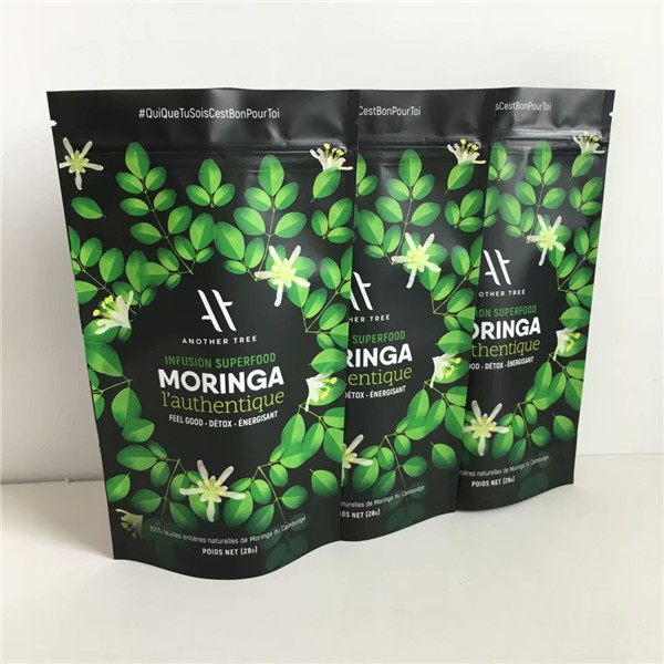 中国の製造者は食品包装のためのジッパーが付いている袋の上のResealableアルミ ホイルの立場の印刷をカスタム設計する