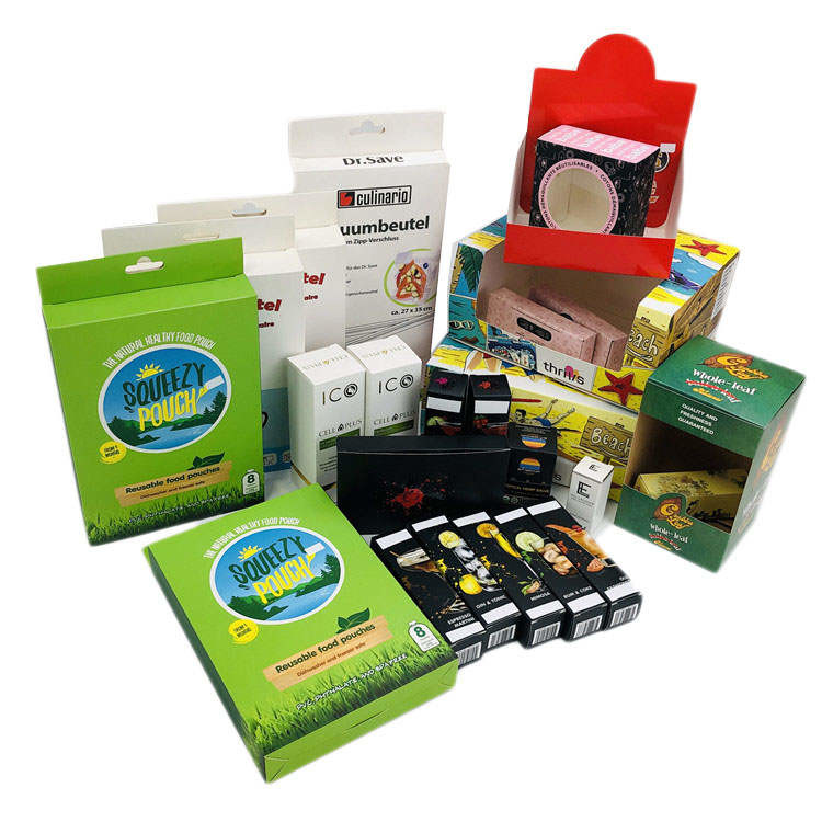 ロゴと包む250gsmボール紙の麻CBDの紙箱