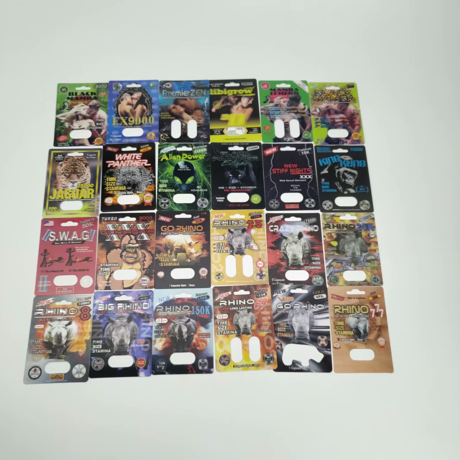 サイ3Dの弾丸が付いているプラスチックまめの丸薬カードを印刷するGravnre