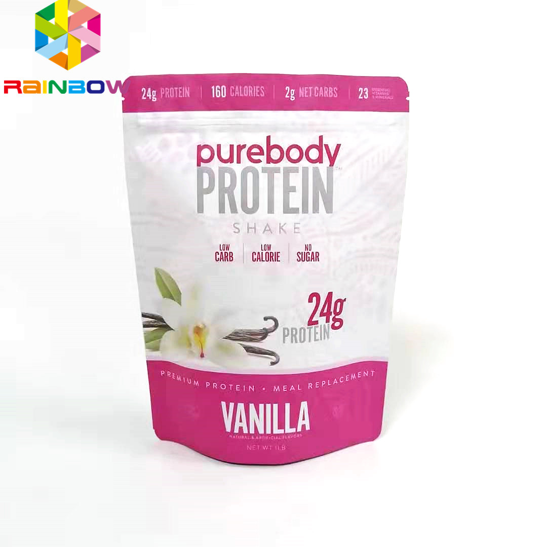 5x7を」印刷するGravnreを終えているマット ジップ ロック式の包装袋