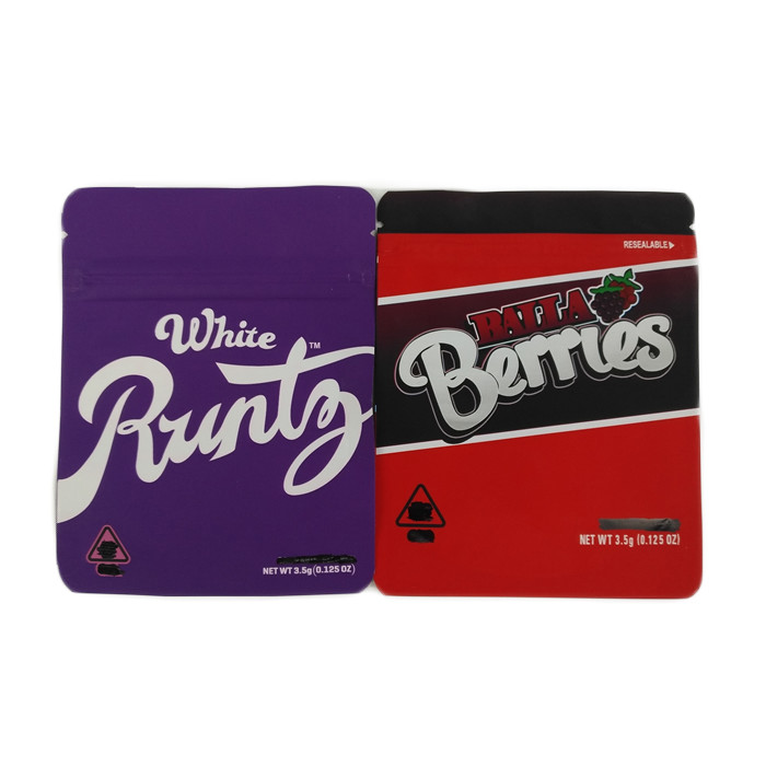 袋/臭いの証拠のインド大麻の種の包装袋を包む再生利用できるクッキーを包む注文の印刷されたジッパーのインド大麻