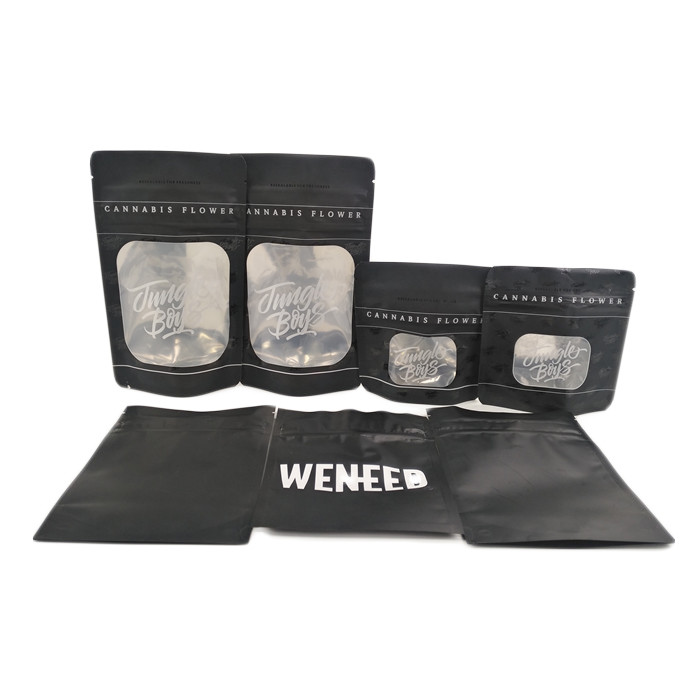 1/4oz 3.5gのジャングルの男の子の子供の抵抗力があるマイラー袋の臭いを印刷するデジタルはCanabiesの花のためのマイラーChildproof袋を検査する