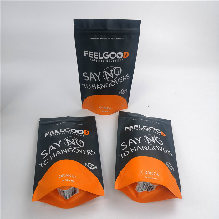 軽食のマイラー120micのジッパーの立つ袋食糧のための20*15*8cm