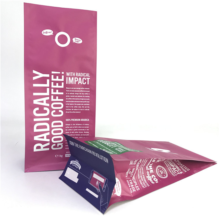 アルミ ホイルVMPET BPAの自由な側面のガセットは弁との400mlを袋に入れる