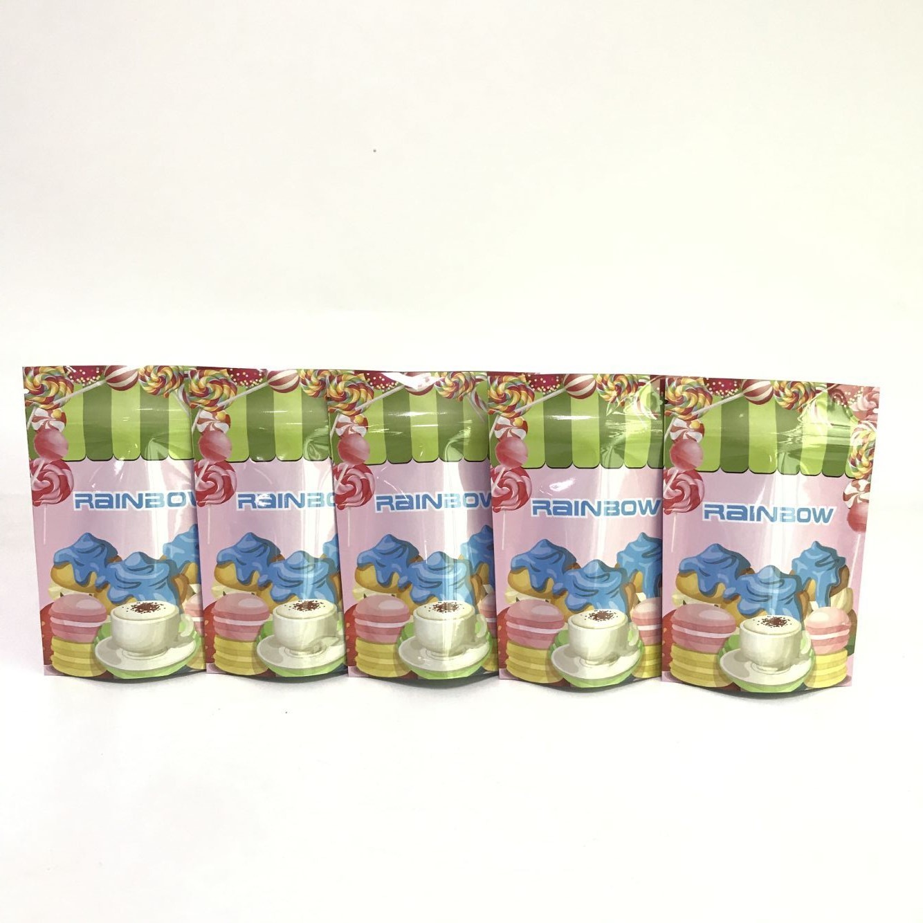 食糧パッキングを印刷するデジタルは軽食の包装のための袋の上のアルミ ホイルの立場を袋に入れる