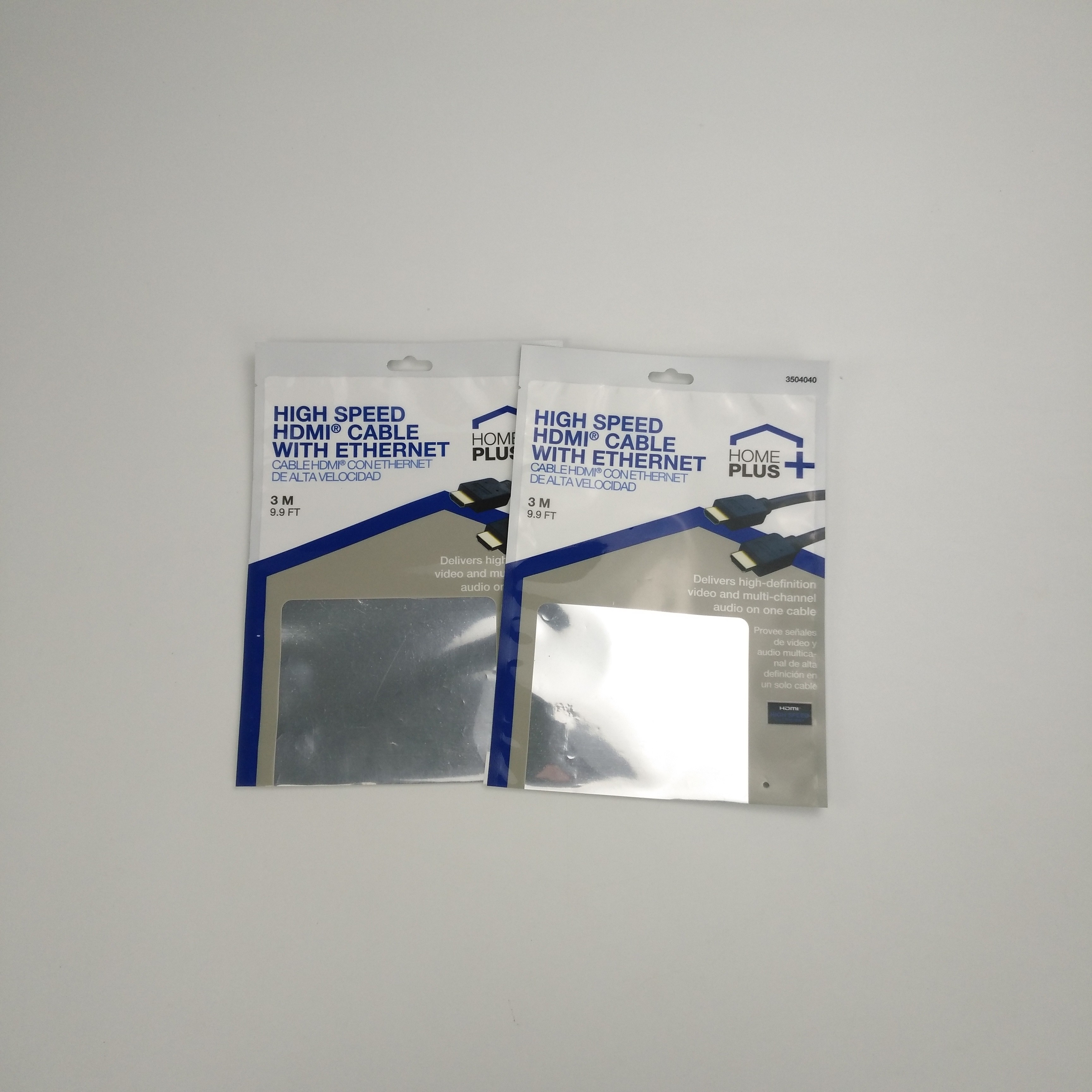 カスタマイズされた3側面の密封されたUSBケーブルの包装はジッパーが付いている無線イヤホーンを包むプラスチック袋を袋に入れる