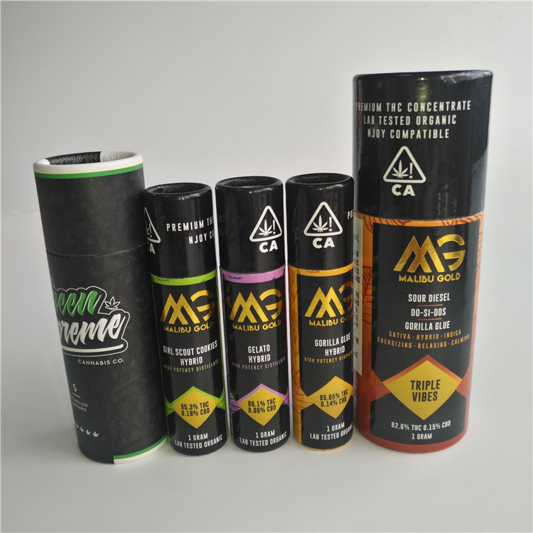 10ml 30ml 50mlのE液体のための注文の紙箱およびCbdの油壷のHepmの包装のための包装のペーパー管シリンダー箱