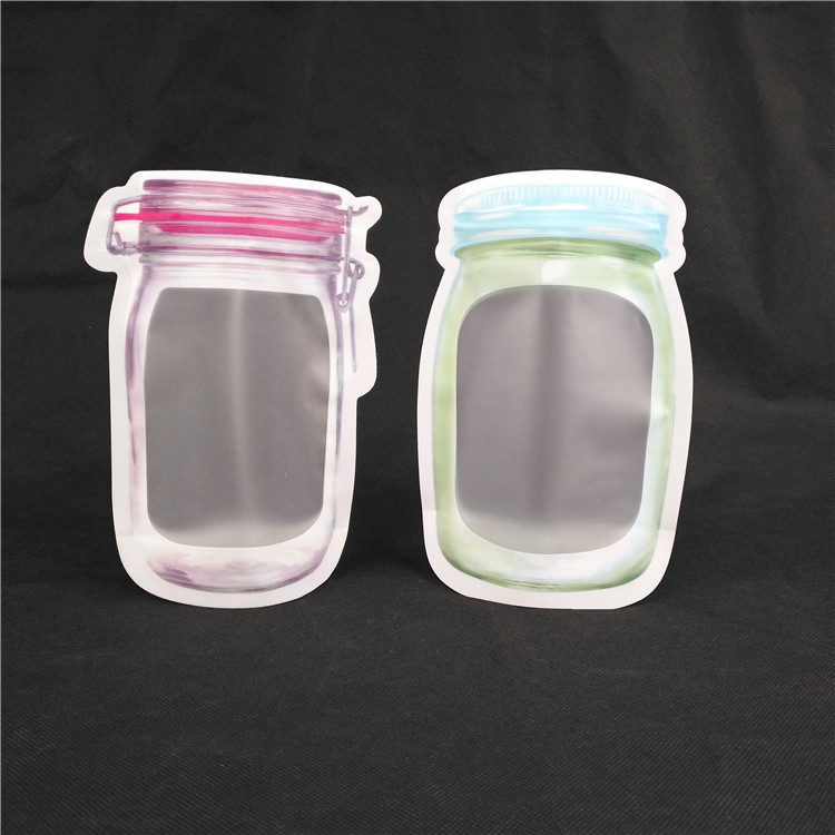 スペシャルはびんの形の磨き粉の上のロゴの食品等級ジュースのミルク ゼリーの液体立場の印刷を形づけた