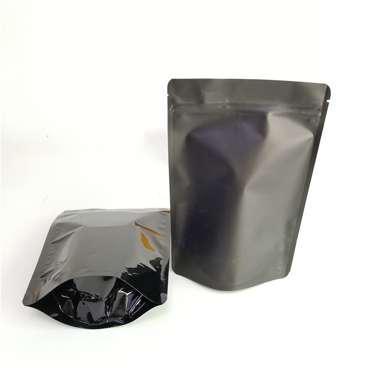 ジッパーが付いている袋の上の無光沢か光沢のあるアルミ ホイルの注文の受け入れられた立場
