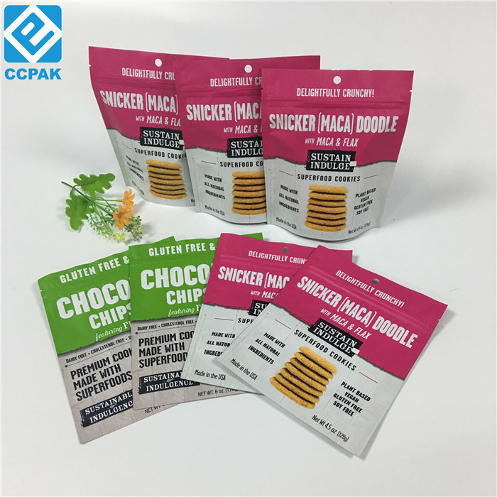 Resealable食糧袋はくだらない乾燥したフルーツのためにジッパー ロックPakcgaingによって袋に入れる袋に入れる