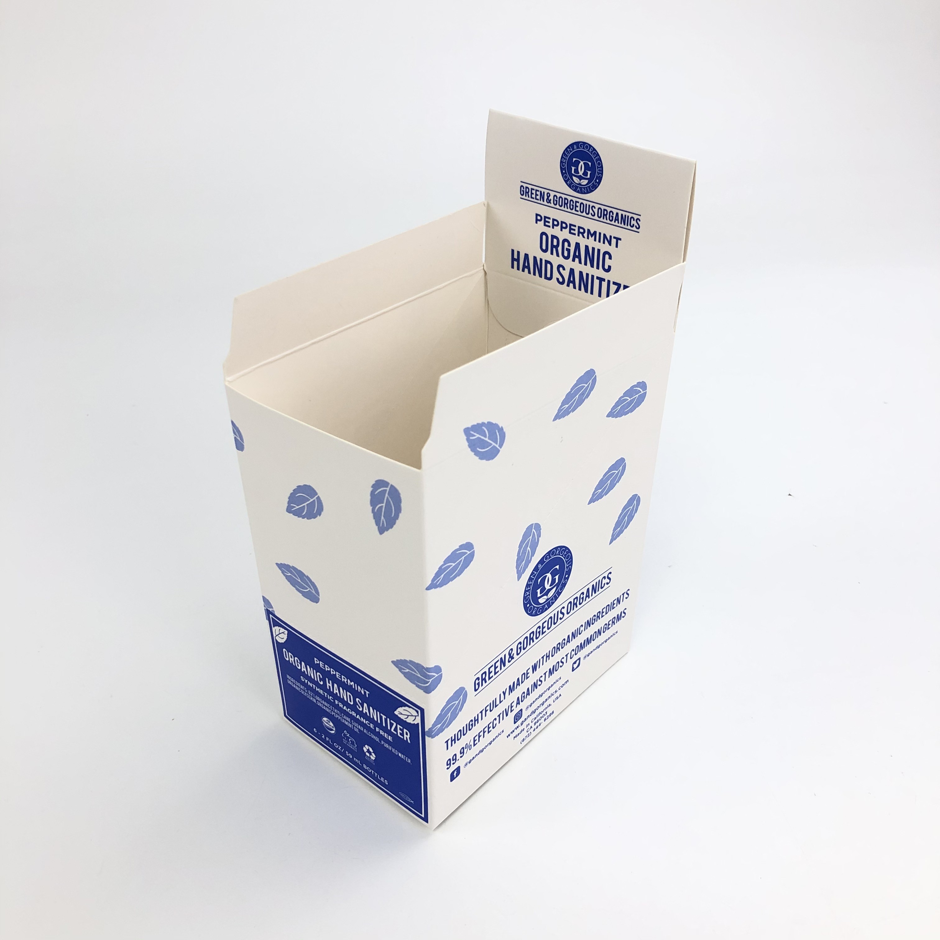 30ml 60mlのびんのための400g 350gの厚さの白いボール紙と浮彫りになる注文のマットのフィルムの紫外線は紙箱の包装を表示する