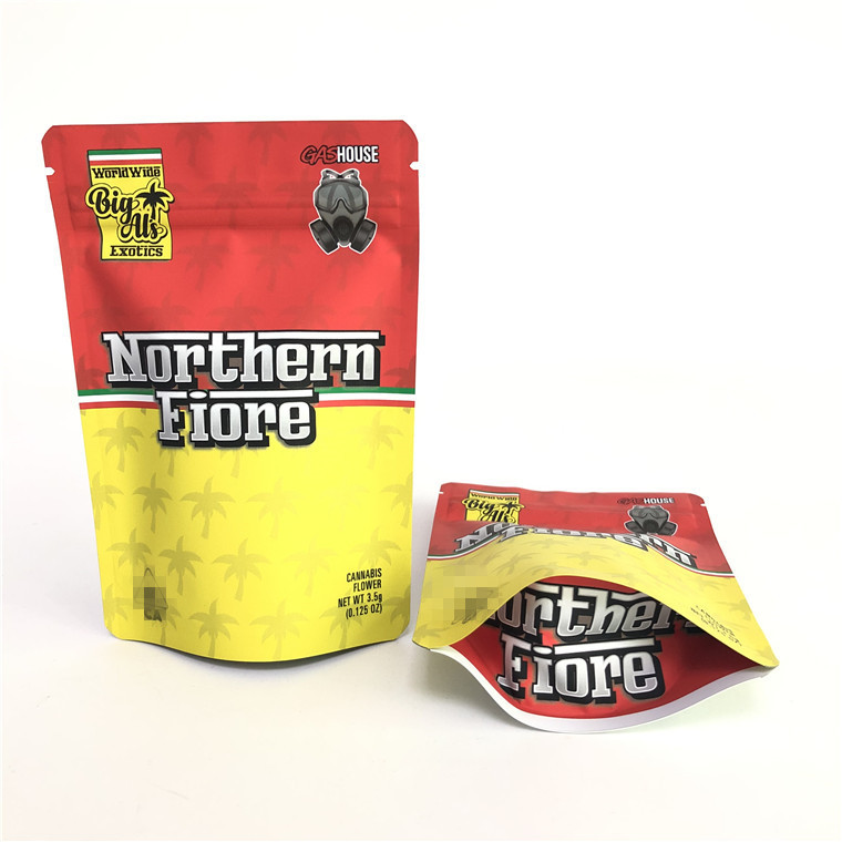 粘着性のマイラーのPE CMYK 180micの草の立場袋のオフセット印刷