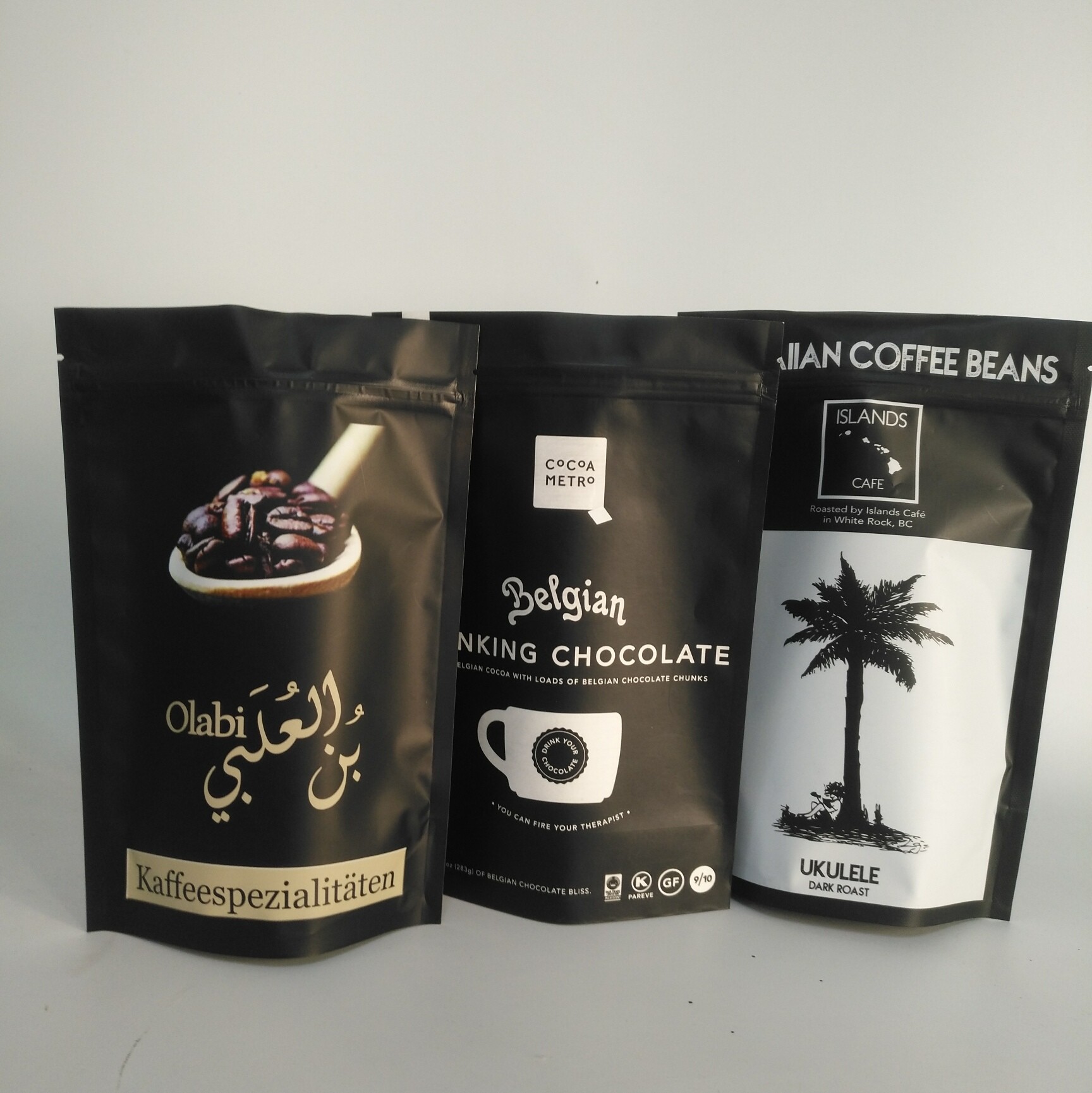 マットの金VMPET 300gのアルミ ホイルのジッパー袋100mircon