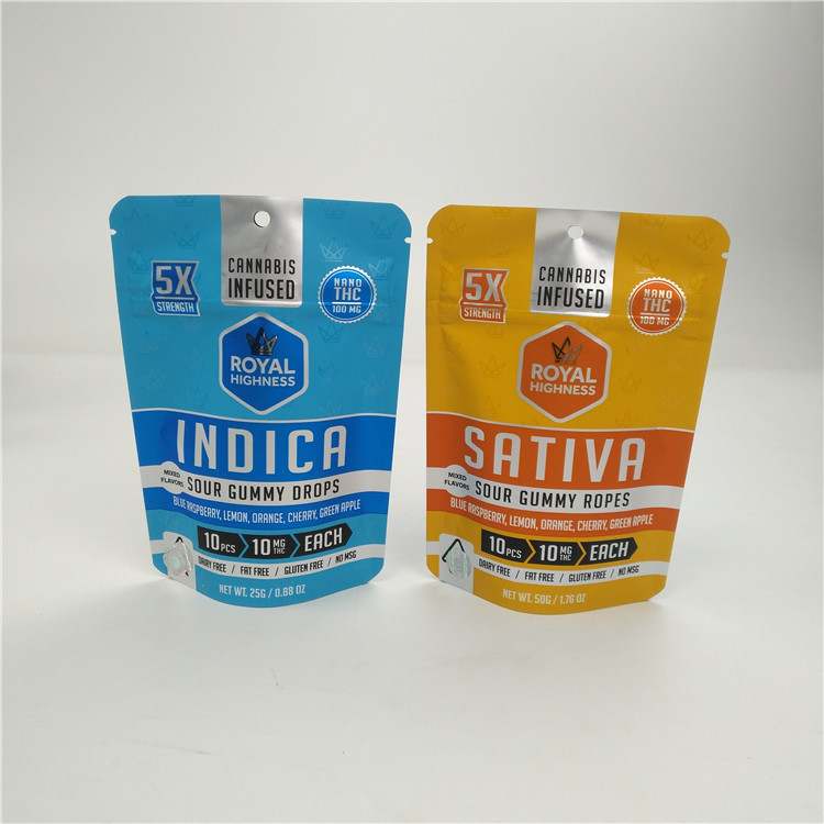 Moq 3.5g 7g VMPET Alunminumホイルのマイラー低い袋100micron