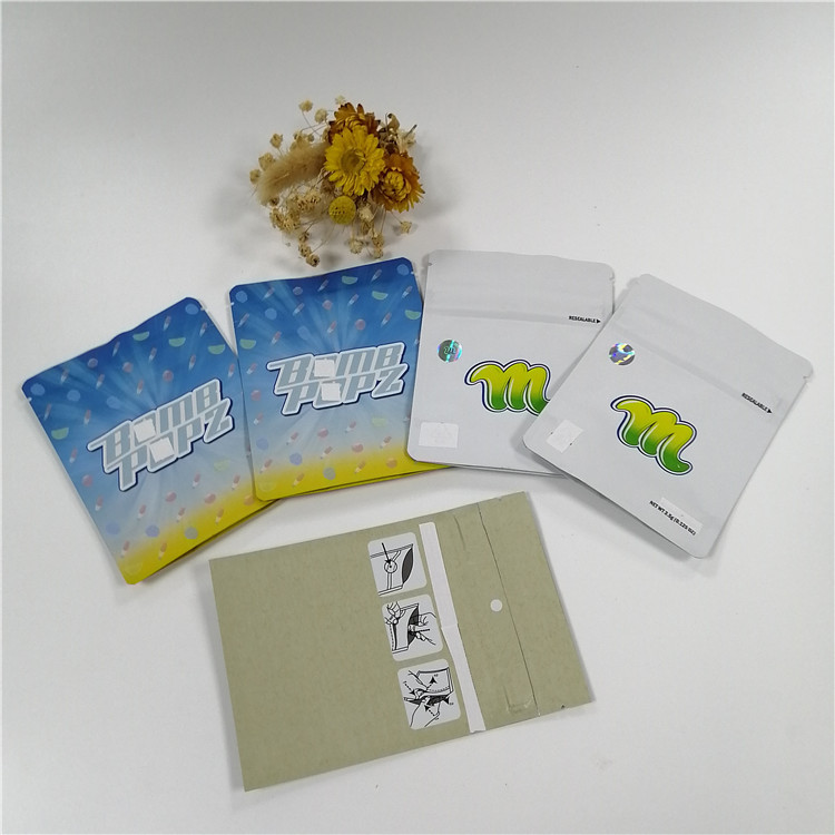 ヒート シールされる草の香の再使用可能なZiplockは1グラム3.5g 7gを袋に入れる