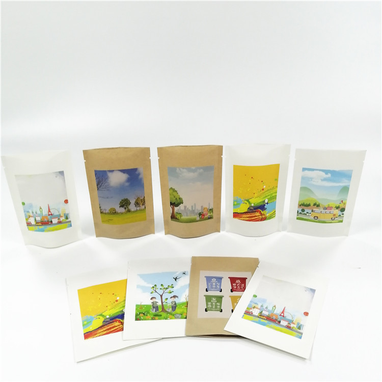 MOPP VMPET生物分解性のクラフト紙袋100mircon