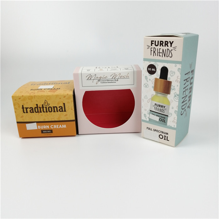 熱い押すボール紙のクッキーの習慣は私用ロゴの紙箱を印刷した