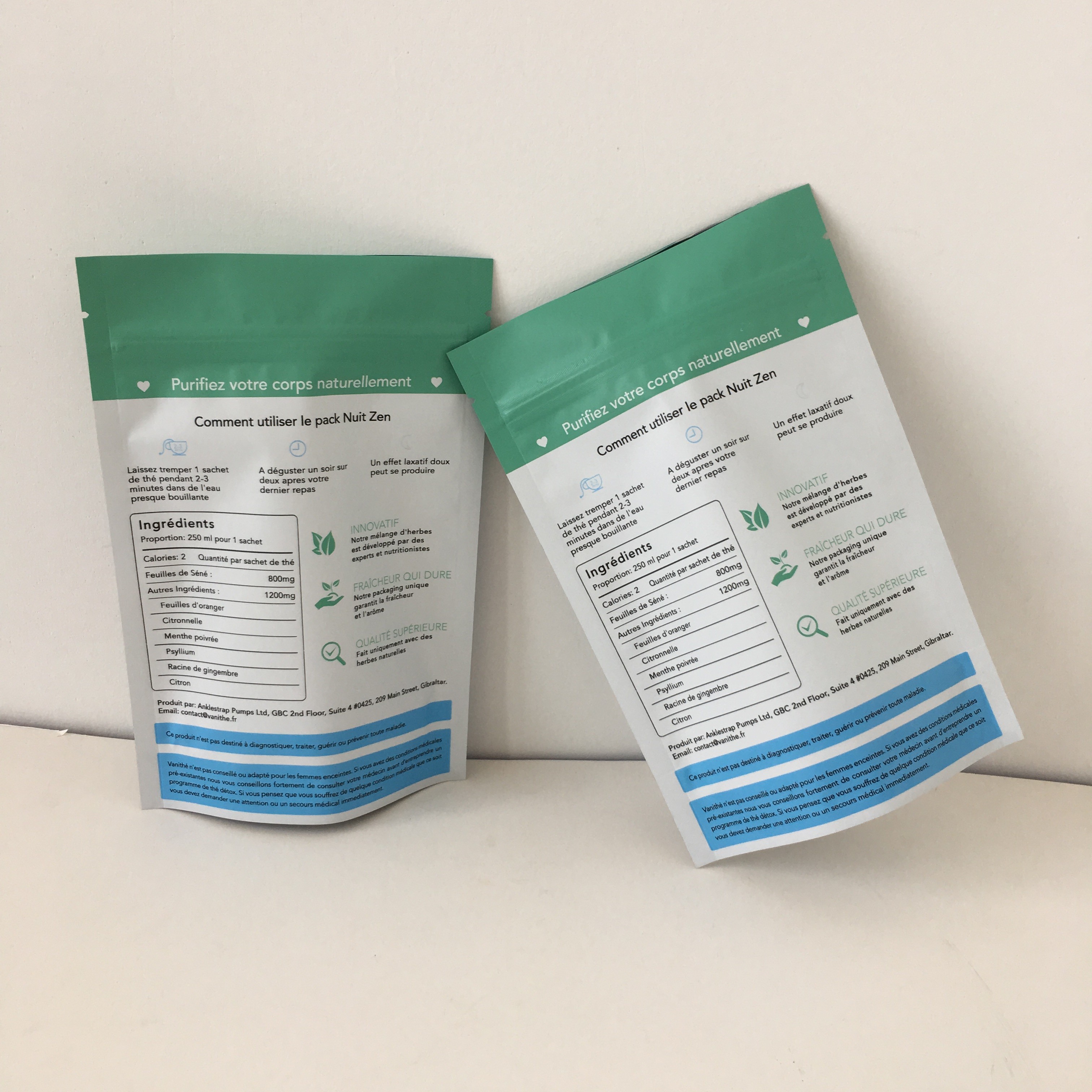 食品包装のジップ ロック式袋の上のリサイクルされたプラスチック立場は生物分解性を薄板にした