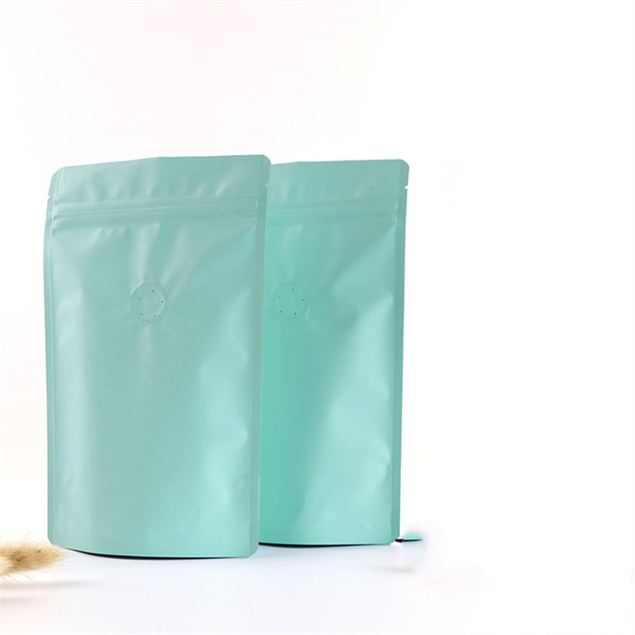 無光沢の終わりのアルミ ホイルのジッパーの印刷するグラビア印刷は弁によってコーヒー バッグ