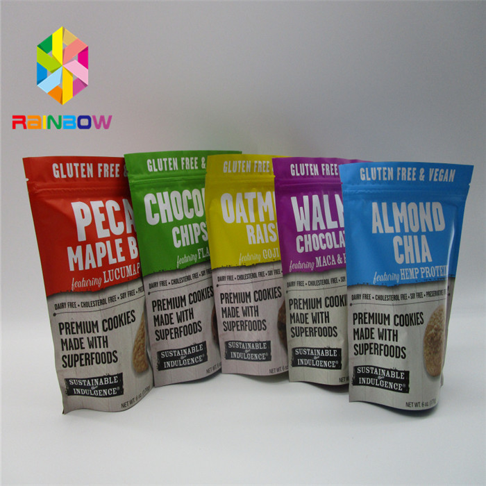 プラスチック マイラーのアルミ ホイルの立場のジップ ロック式袋によって印刷される食品等級