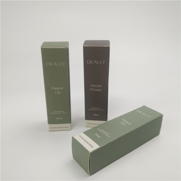 点滴器のびんのパッキングのための化粧品の包装の紙箱350gsmに香りをつけなさい